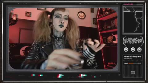 Snapshot of 666deathgasm chatting on March 3, 7:24 pm Juune online show from March 3, 7:24 pm