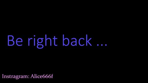 ALiCE ROSE online show from January 22, 6:20 pm