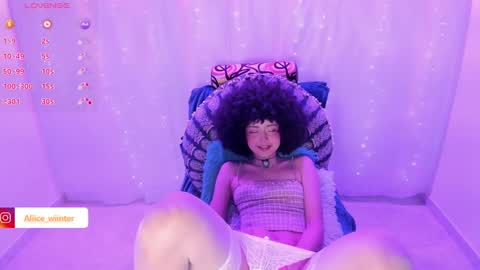 Snapshot of alice_wiinter chatting on March 4, 7:11 pm Alice online show from March 4, 7:11 pm