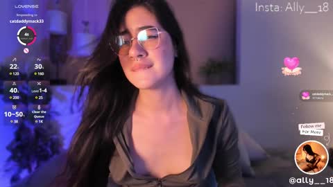 Snapshot of ally_addams chatting on March 1, 3:43 am Ally online show from March 1, 3:43 am