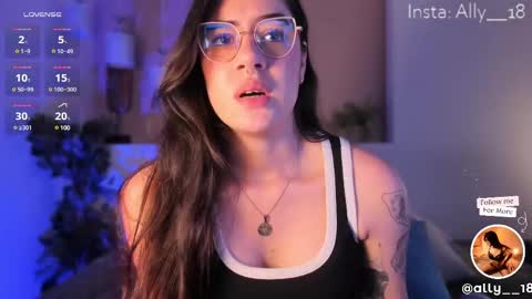 Snapshot of ally_addams chatting on March 3, 4:00 am Ally online show from March 3, 4:00 am