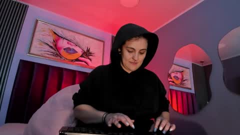 Snapshot of anny_ferrer_ chatting on March 8, 3:05 am Hi Pvt open Moans from lovense tell me Fav 143469 Especial level 34 online show from March 8, 3:05 am