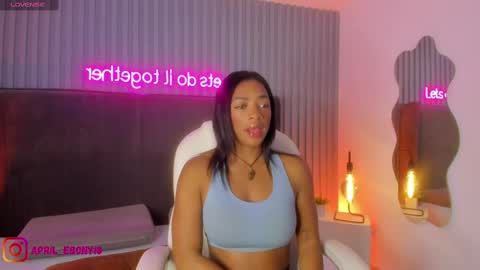 Snapshot of april_ebony18_ chatting on March 4, 10:35 am April online show from March 4, 10:35 am
