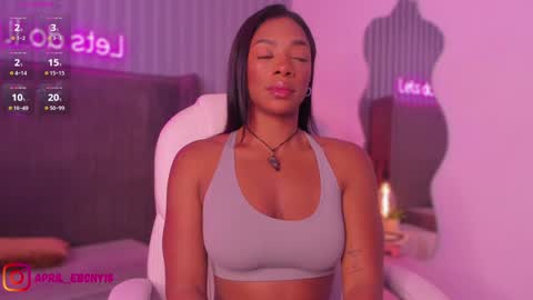 Snapshot of april_ebony18_ chatting on January 21, 10:41 am April online show from January 21, 10:41 am