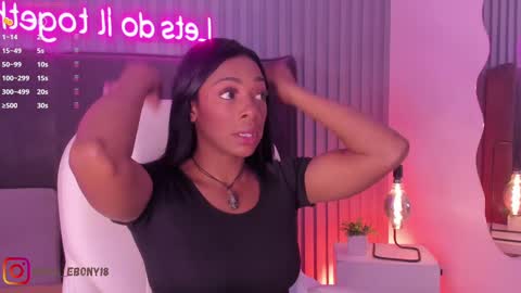 Snapshot of april_ebony18_ chatting on February 18, 10:16 am April online show from February 18, 10:16 am