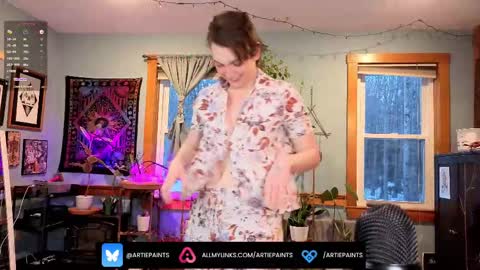 Artie Paints online show from March 12, 10:59 am