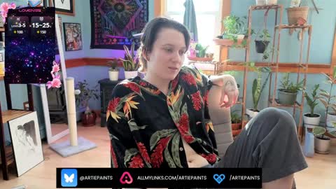 Artie Paints online show from December 17, 3:39 pm