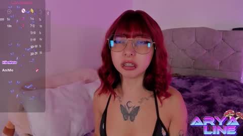 Snapshot of arya_line chatting on October 9, 3:10 am Arys online show from October 9, 3:10 am