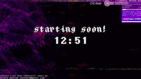 Aurora  Aura online show from February 2, 3:43 am