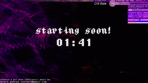 Aurora  Aura online show from January 11, 2:09 am