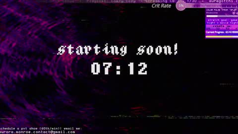 Aurora  Aura online show from January 27, 4:09 am