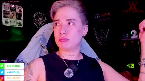 Snapshot of axel_rouse1 chatting on September 17, 1:03 am Axel Rouse online show from September 17, 1:03 am