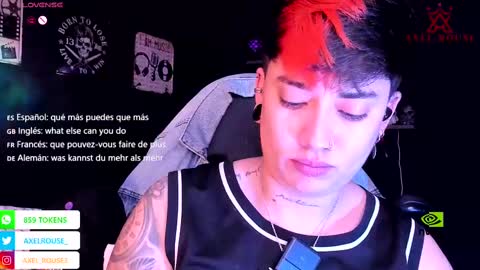 Snapshot of axel_rouse1 chatting on September 10, 6:41 pm Axel Rouse online show from September 10, 6:41 pm