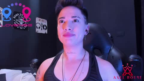 Snapshot of axel_rouse1 chatting on January 23, 2:12 am Axel Rouse online show from January 23, 2:12 am