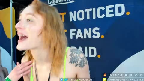 Beck the tongue online show from October 24, 10:06 pm