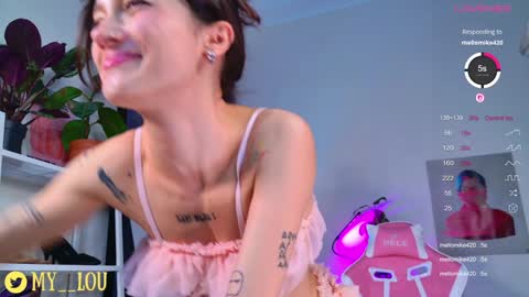 Snapshot of breeding_material chatting on October 20, 3:15 pm Ashley Dolce and Lou online show from October 20, 3:15 pm