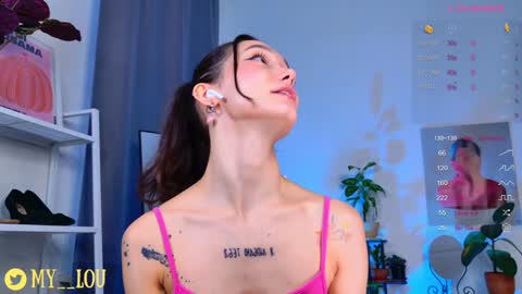 Snapshot of breeding_material chatting on October 10, 2:11 pm Ashley Dolce and Lou online show from October 10, 2:11 pm