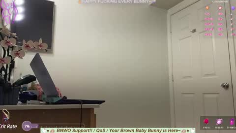 Snapshot of bunnycheekz chatting on February 24, 1:00 am Tokki bunny online show from February 24, 1:00 am