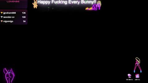 Snapshot of bunnycheekz chatting on January 8, 1:21 am Tokki bunny online show from January 8, 1:21 am