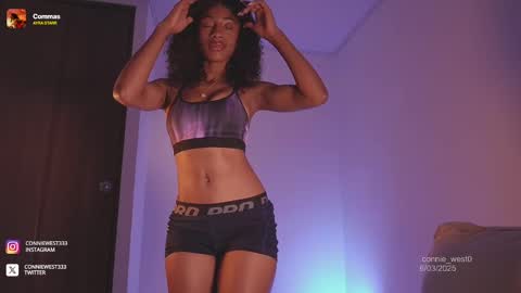 Snapshot of connie_west0 chatting on March 6, 9:31 pm independent model online show from March 6, 9:31 pm
