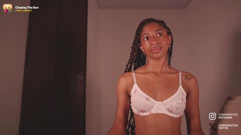 Snapshot of connie_west0 chatting on February 8, 12:49 am independent model online show from February 8, 12:49 am