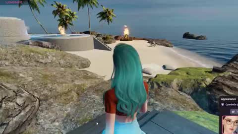 Snapshot of cyanbelle chatting on October 16, 7:05 pm Belle online show from October 16, 7:05 pm