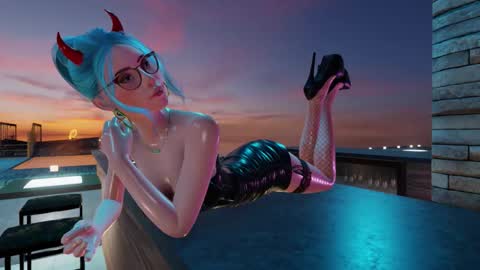 Snapshot of cyanbelle chatting on October 24, 10:11 am Belle online show from October 24, 10:11 am