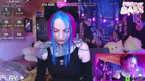 Snapshot of cybernekko chatting on October 19, 5:20 am Neko online show from October 19, 5:20 am