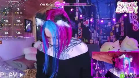 Snapshot of cybernekko chatting on October 18, 5:10 am Neko online show from October 18, 5:10 am