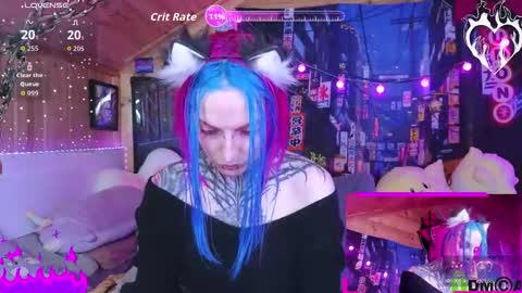 Snapshot of cybernekko chatting on October 30, 5:43 am Neko online show from October 30, 5:43 am