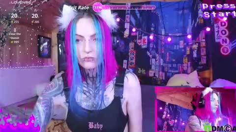 Snapshot of cybernekko chatting on October 12, 5:10 am Neko online show from October 12, 5:10 am