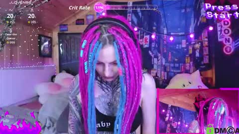 Snapshot of cybernekko chatting on October 5, 5:23 am Neko online show from October 5, 5:23 am