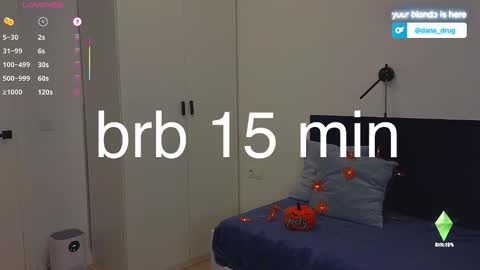 Snapshot of dana_love0 chatting on October 21, 6:34 pm Dana online show from October 21, 6:34 pm