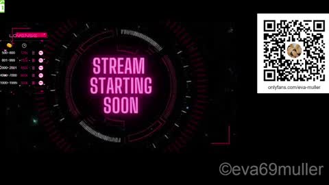 Snapshot of eva69muller chatting on February 26, 6:47 pm Eva next show 8pm CEST AMST online show from February 26, 6:47 pm