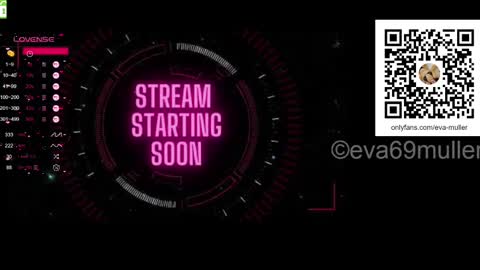 Snapshot of eva69muller chatting on February 15, 8:54 am Eva next show 8pm CEST AMST online show from February 15, 8:54 am