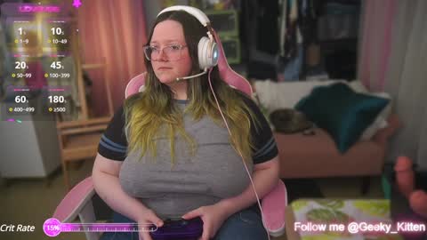 Snapshot of geeky_kitten chatting on January 14, 4:04 am Geeky Kitten Leina - online show from January 14, 4:04 am