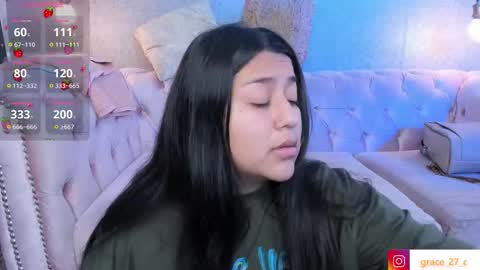 Snapshot of grace77_ chatting on September 23, 9:40 am Grace online show from September 23, 9:40 am