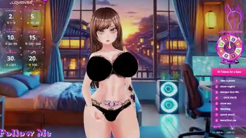 Hanae online show from February 8, 1:20 am