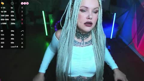 Snapshot of hannah_chaos chatting on October 9, 12:37 am Hannah online show from October 9, 12:37 am