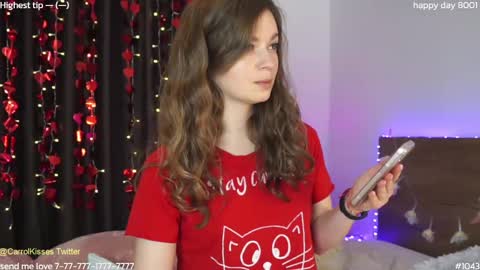 Snapshot of honeycarrol chatting on February 21, 11:44 am HoneyCarrol online show from February 21, 11:44 am