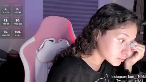 On instagram Imm  NikkiHelp me reach 100 likes online show from December 3, 2:01 am