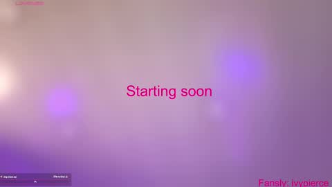 Ivy Pierce  online show from September 15, 1:19 pm