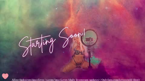 jinxy loves online show from April 8, 2:14 am