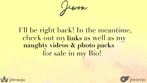 Jiwon online show from September 15, 12:41 am