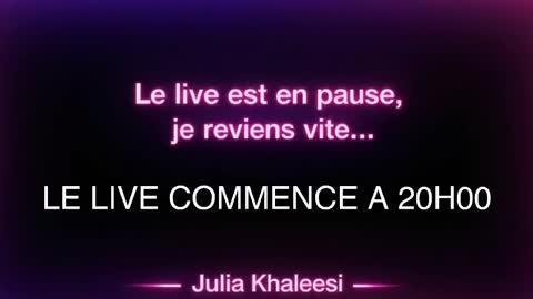 Julia Khaleesii online show from April 16, 9:39 pm
