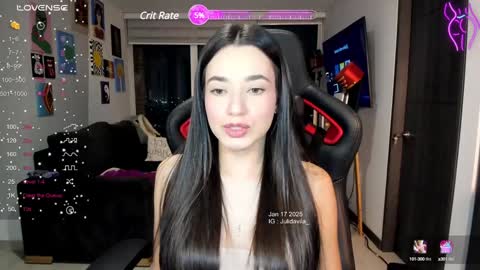 Snapshot of julidavila chatting on January 18, 12:57 am Jeimy Help me to reach 100 thumbs up online show from January 18, 12:57 am