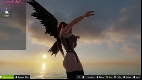 Snapshot of kagome__higurashi chatting on October 15, 10:12 pm Emily online show from October 15, 10:12 pm