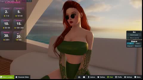 Snapshot of kagome__higurashi chatting on October 24, 1:12 am Emily online show from October 24, 1:12 am