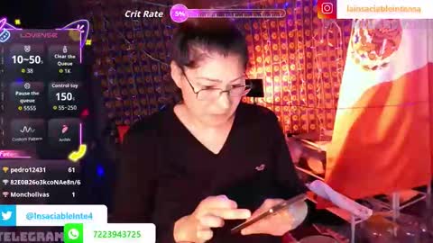 lainsaciableintensa online show from October 17, 1:42 am