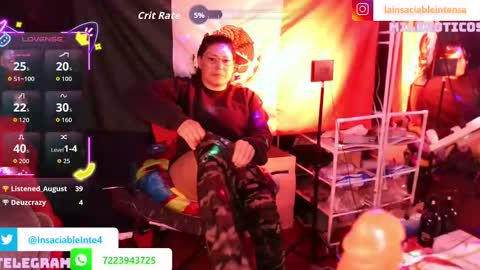 lainsaciableintensa online show from October 24, 2:40 am